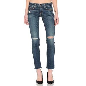 rag & bone Women's Boyfriend Jeans - Dark Blue